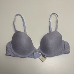 💗 NWT Victoria’s Secret PINK Lightly Lined Underwire Bra, Lavender Shimmer, 34A
